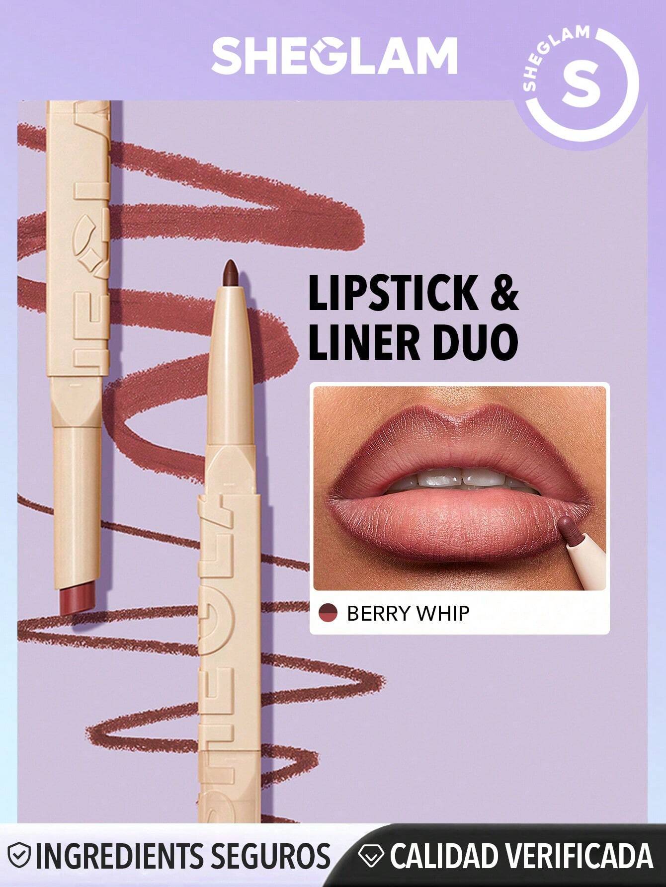 Delineador & Labial Duo - Sheglam