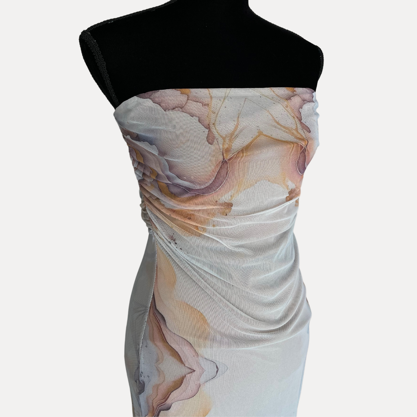 Vestido Strapless Mesh