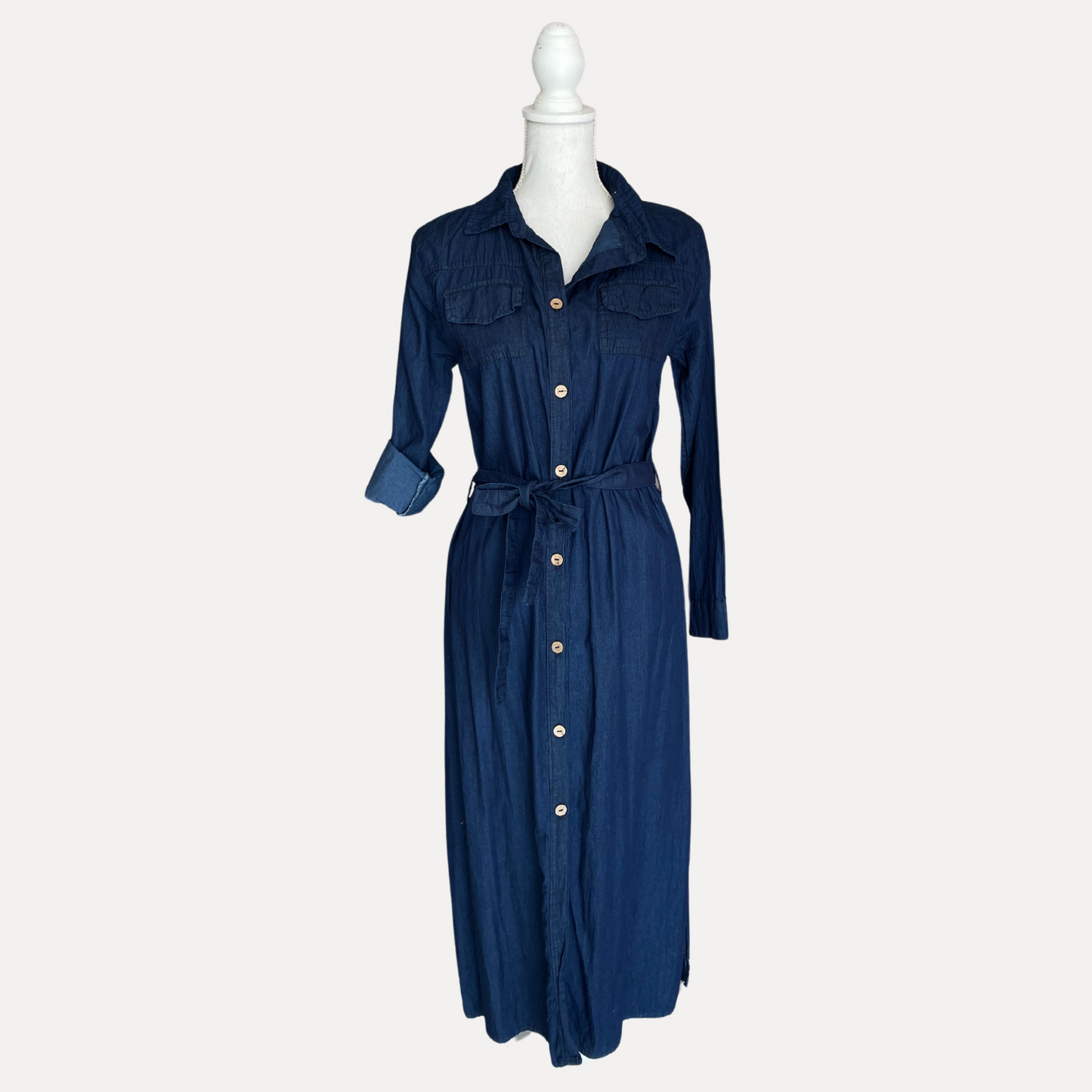 Vestido Camisero Mezclilla