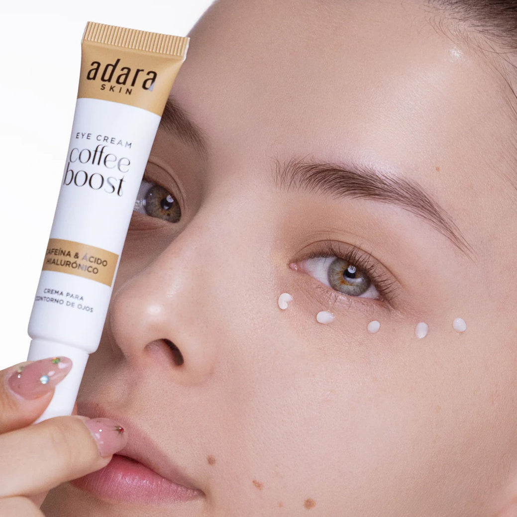 Crema Para Ojos Con Cafeína Y Ácido Hialuronico - Adara
