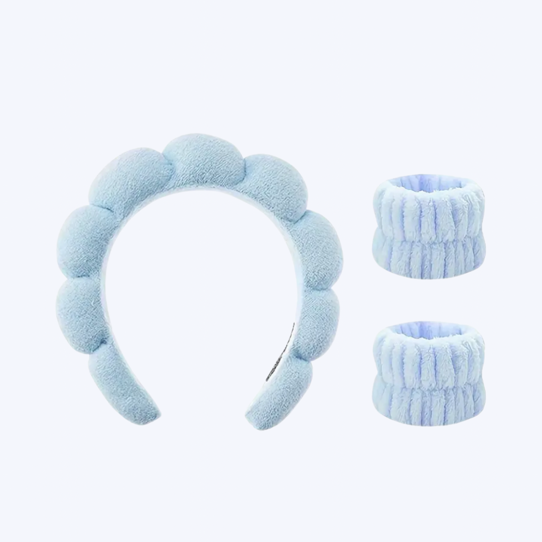 Diadema & Muñequeras Para Skincare