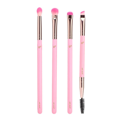 Set Brochas + Cosmetiquera Puffer - Pink Up