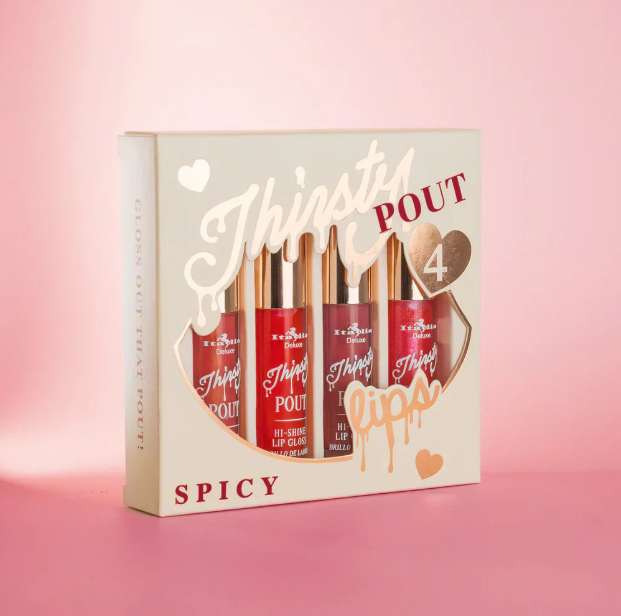 Set Thirsty Pout Lip Gloss - Italia Deluxe