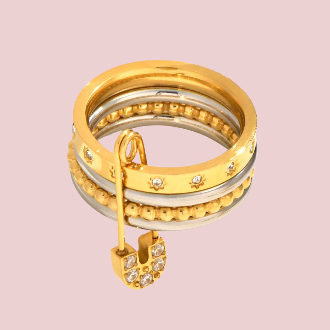 Anillo Golden Lock