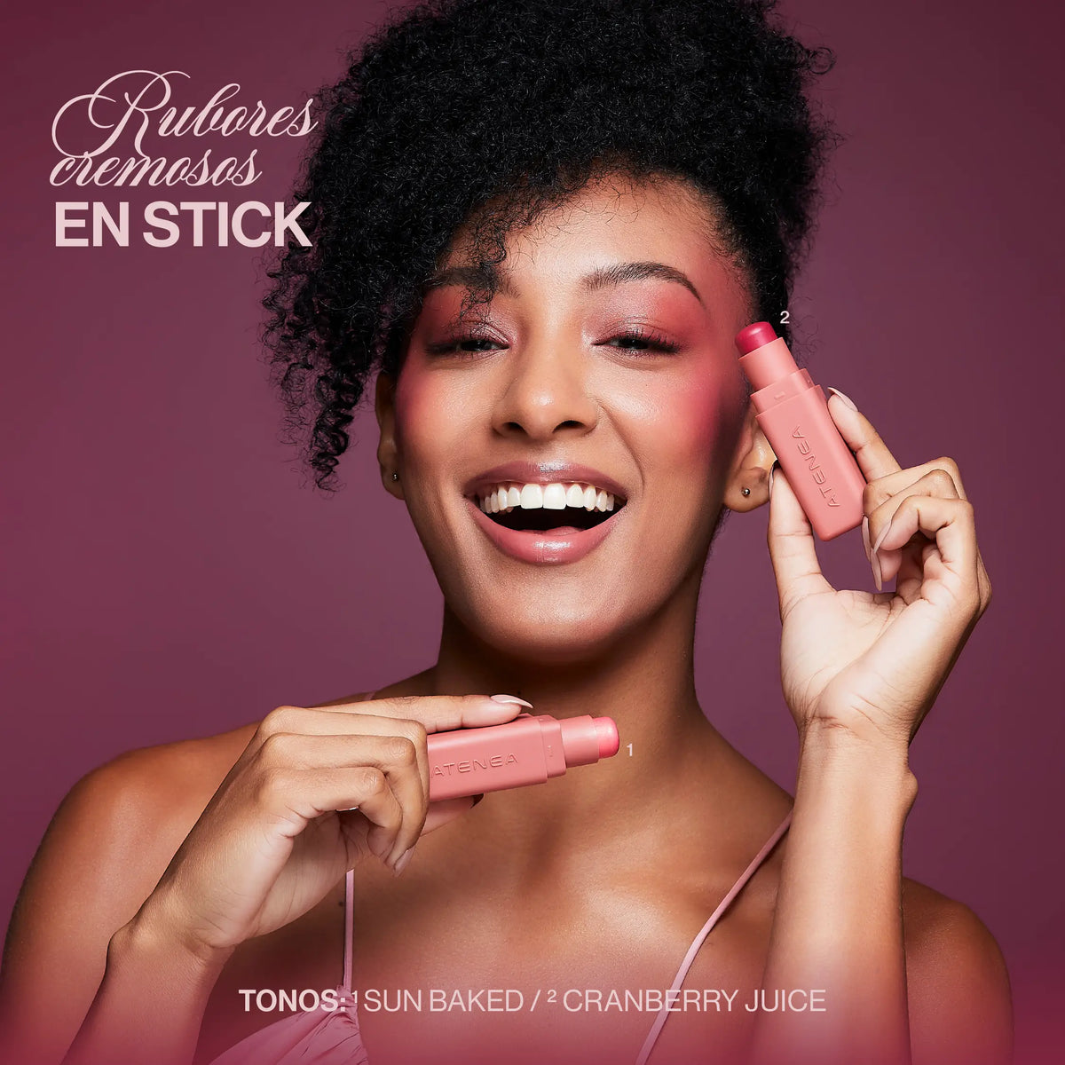 Rubor Cremoso En Stick - Atenea