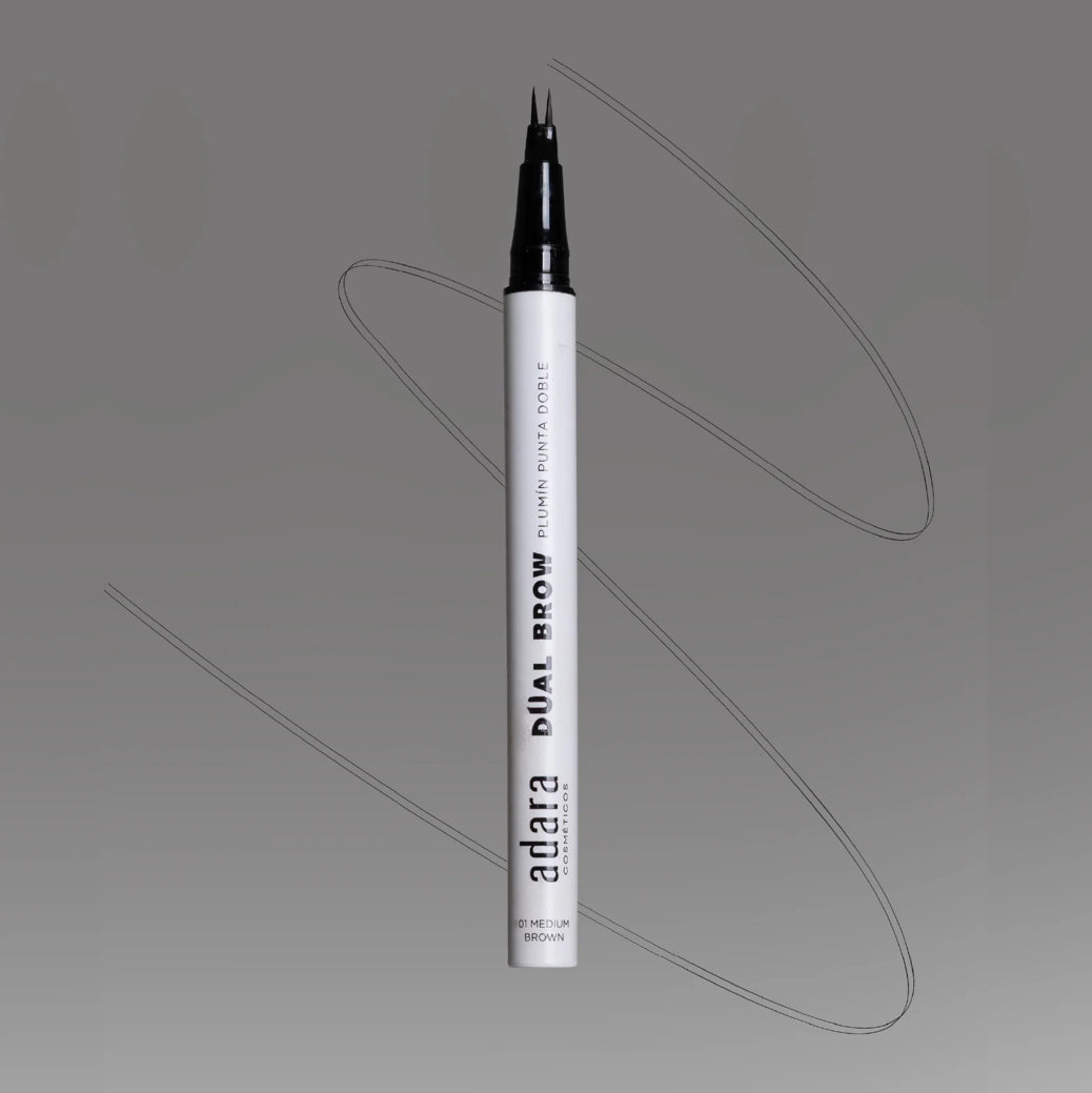 Dual Brow Plumín Para Ceja Punta Doble - Adara