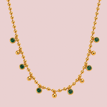 Collar Dots Mini Zirconia