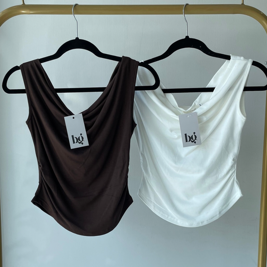 Blusa cuello holgado