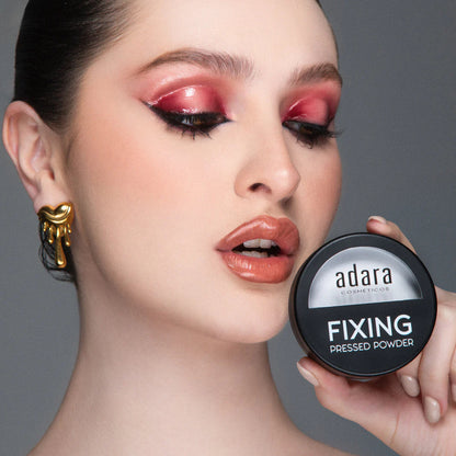 Fixing Pressed Powder Polvo Compacto Traslúcido- Adara