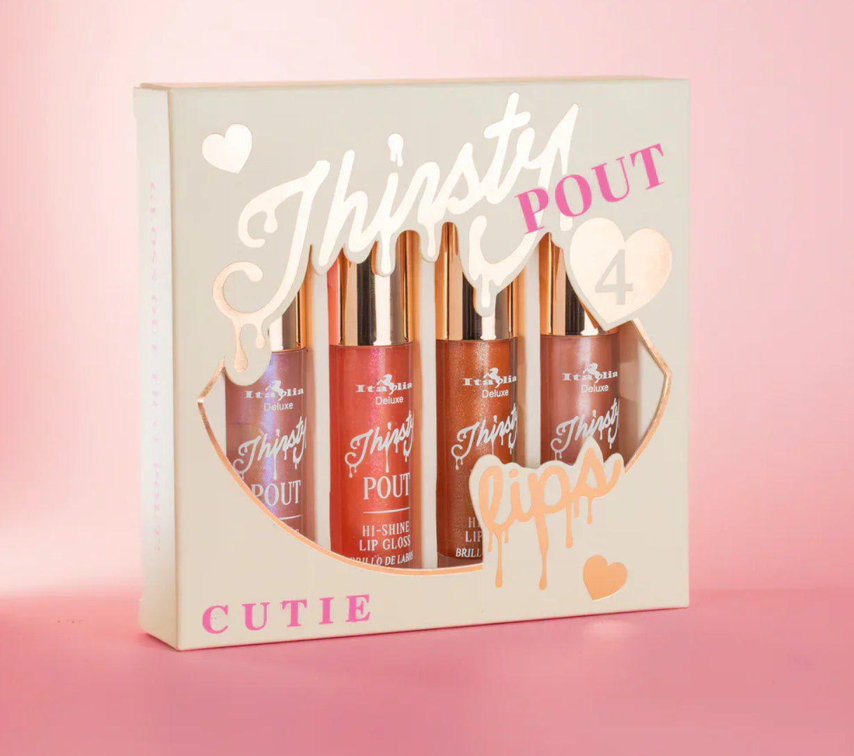 Set Thirsty Pout Lip Gloss - Italia Deluxe