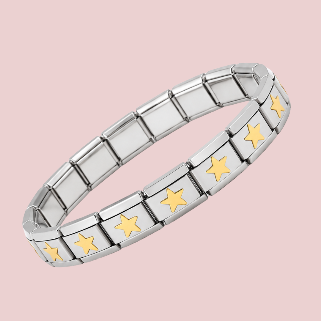 Pulsera Italian Estrellitas