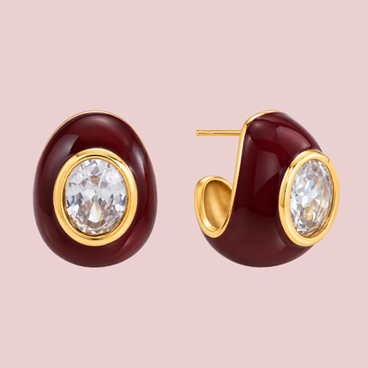 Arete Vintage Zirconia Maxi