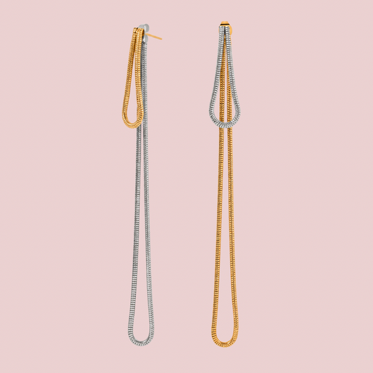 Aretes Vogue Bicolor
