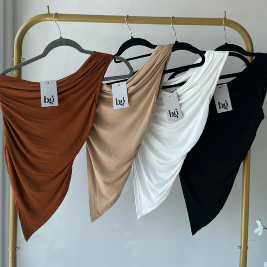 Blusa asimétrica a un hombro