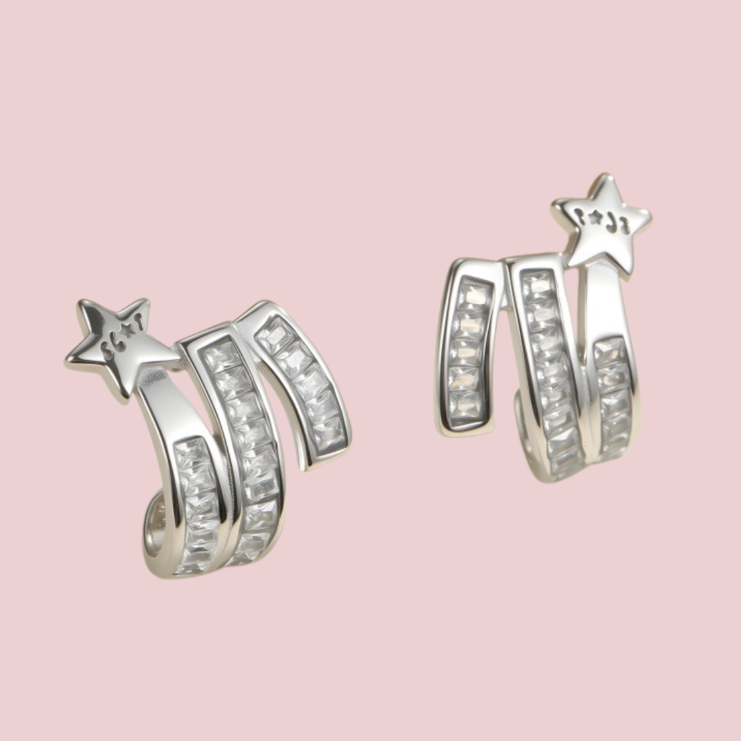 Aretes Estrella Fugaz