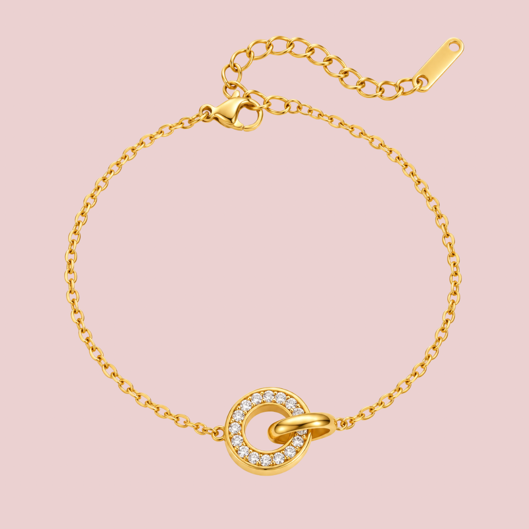 Pulsera Eslabón Mini Zirconia