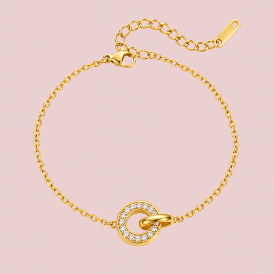 Pulsera Eslabón Mini Zirconia