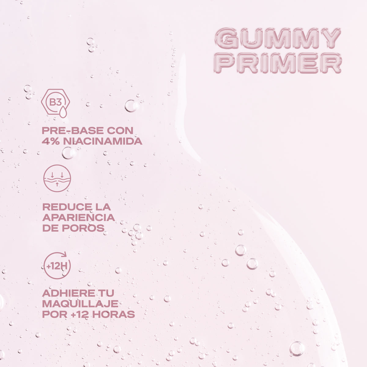 Gummy Primer Para Rostro + Niacinamida - Atenea