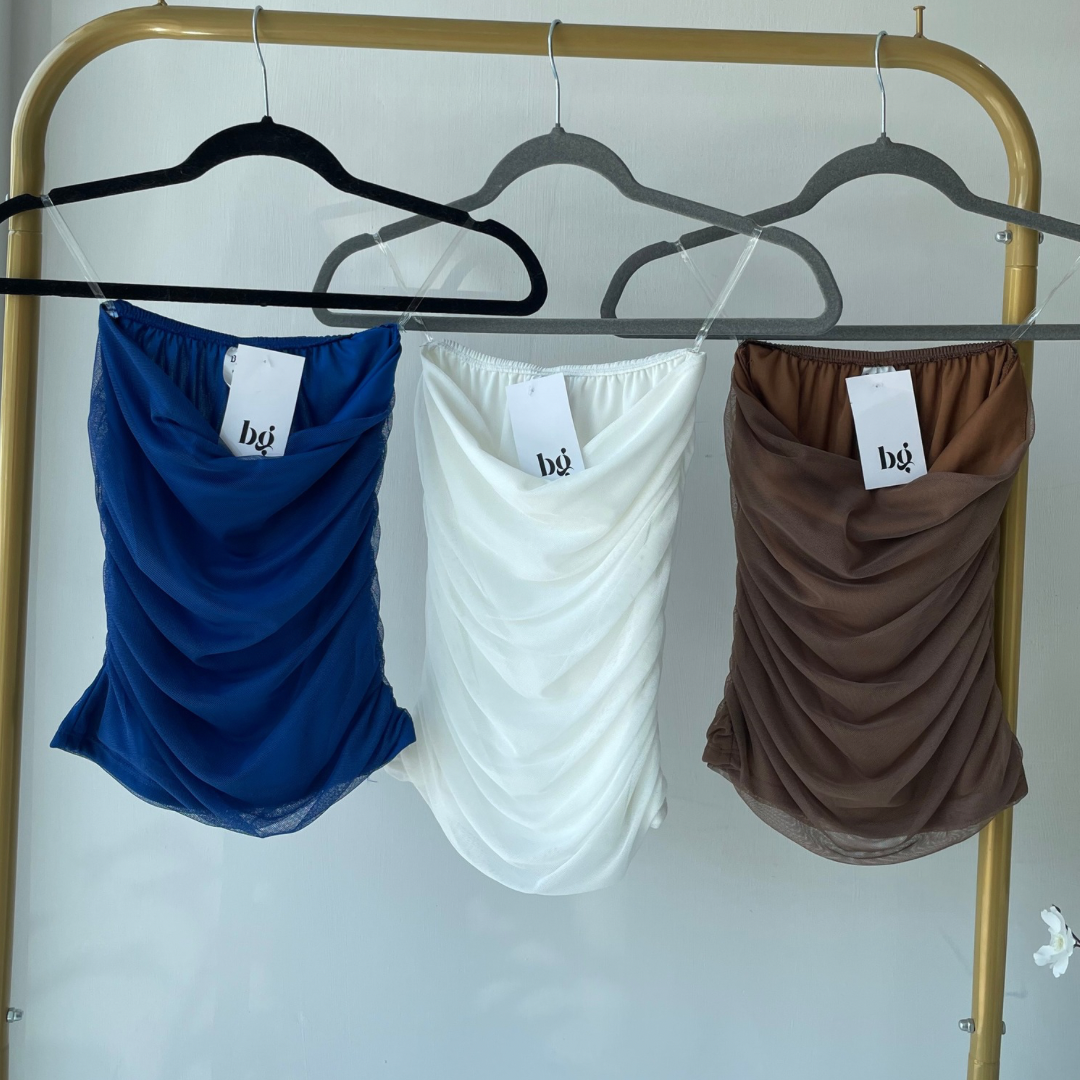 Strapless mesh