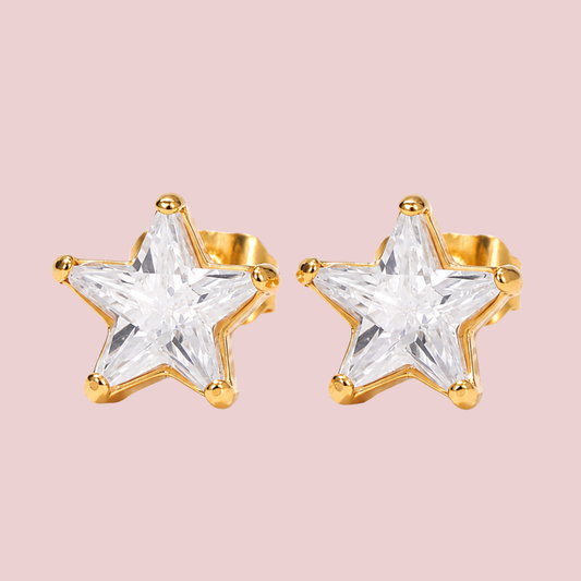 Aretes Estrellita Zirconia