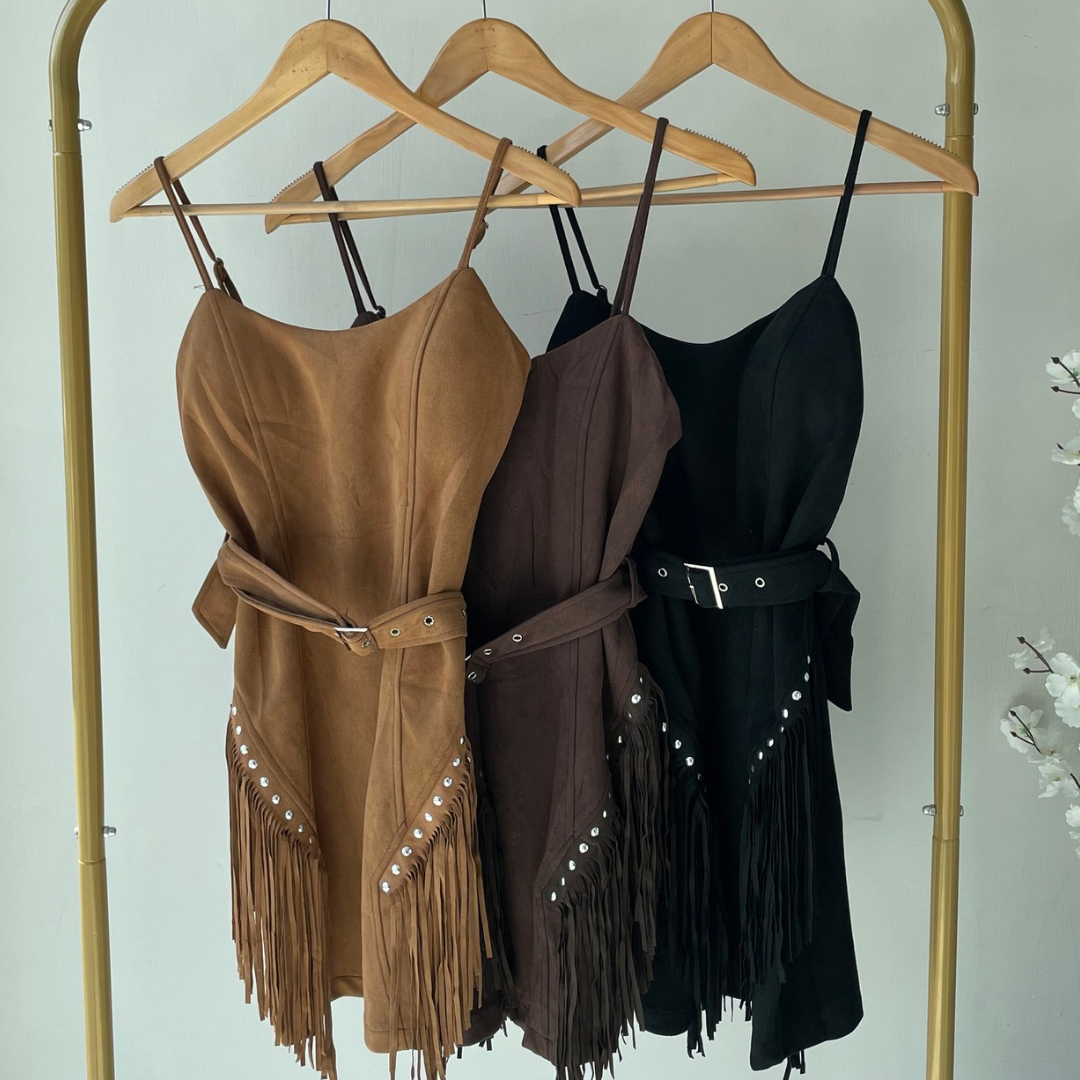 Vestido Gamuza Cowgirl
