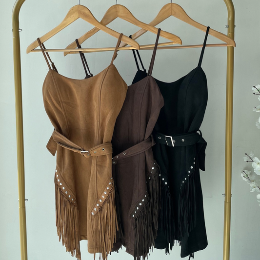 Vestido Gamuza Cowgirl