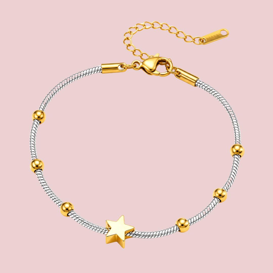 Pulsera Star Dot Bicolor