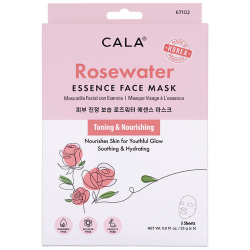 Mascarilla Facial Agua De Rosas - CALA