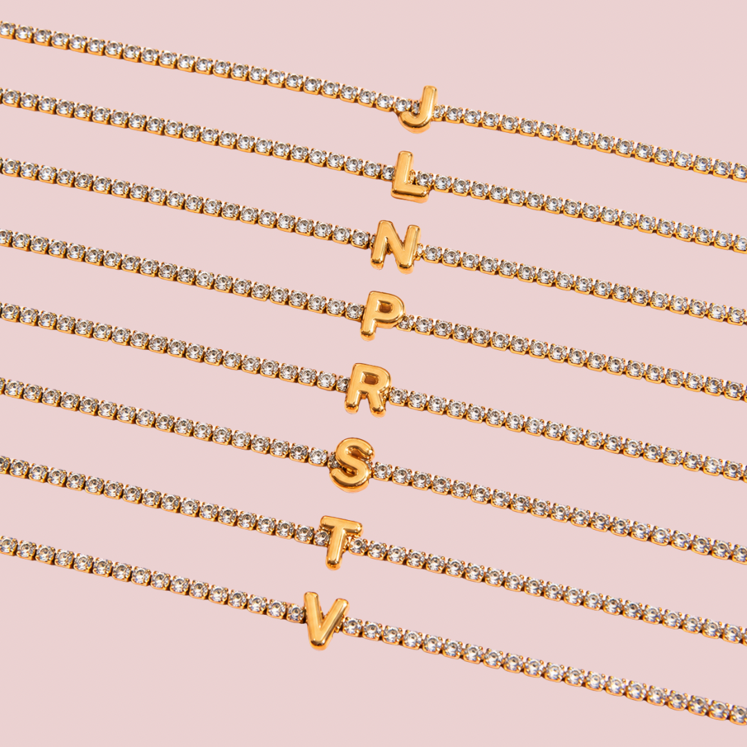 Pulsera Inicial Zirconia Mini