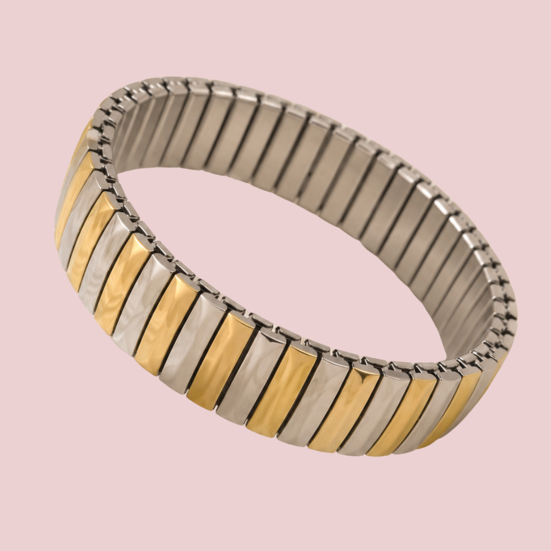Pulsera Bicolor Chunky
