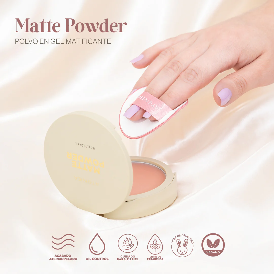 Polvo Matificador En Gel Matte Powder - Atenea