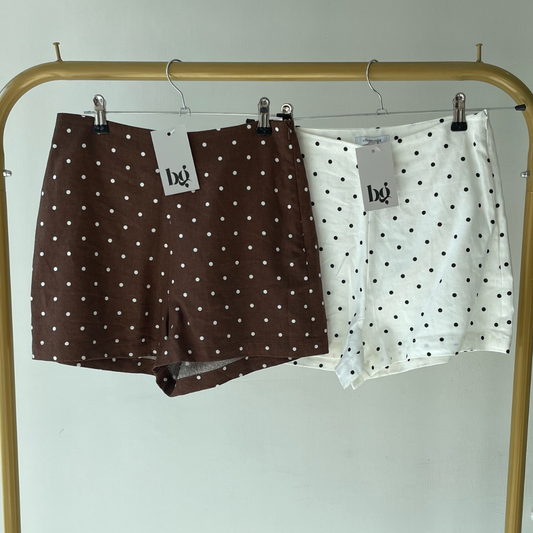 Short polka dot