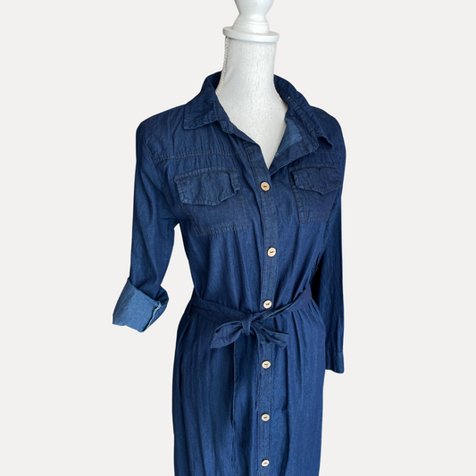 Vestido Camisero Mezclilla