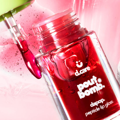 Lip Gloss Peptidos Pout Bomb - Dapop