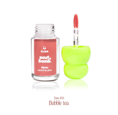 Lip Gloss Peptidos Pout Bomb - Dapop