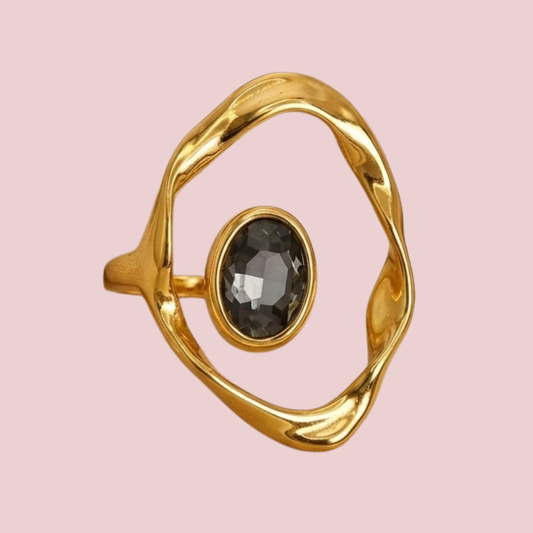 Anillo Maxi Torzal Zirconia