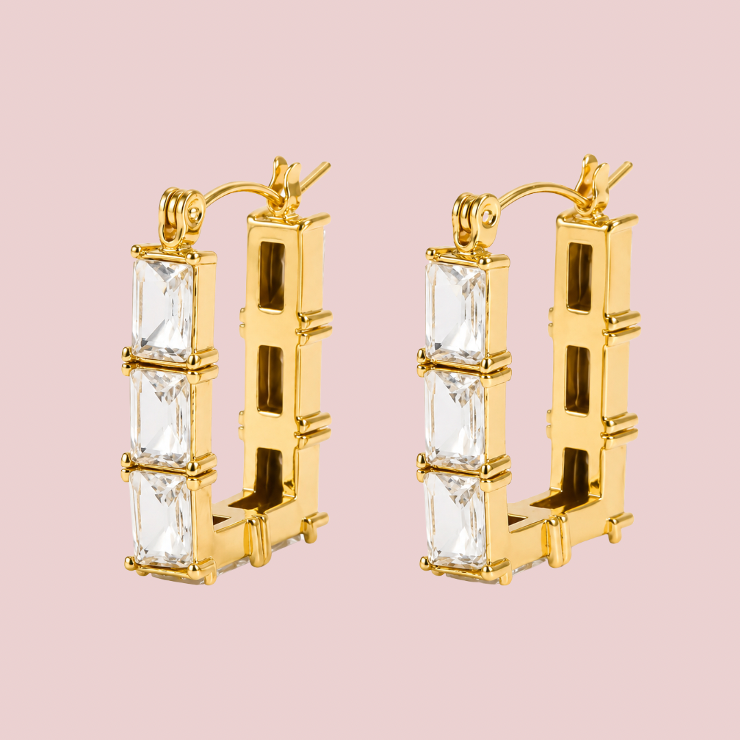 Hoops Goldie Zirconia