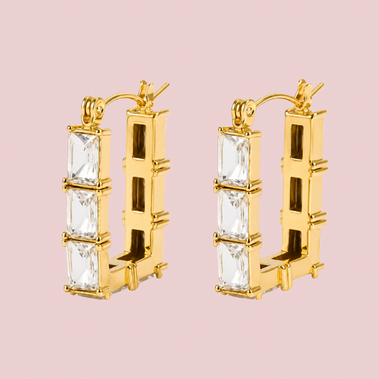 Hoops Goldie Zirconia