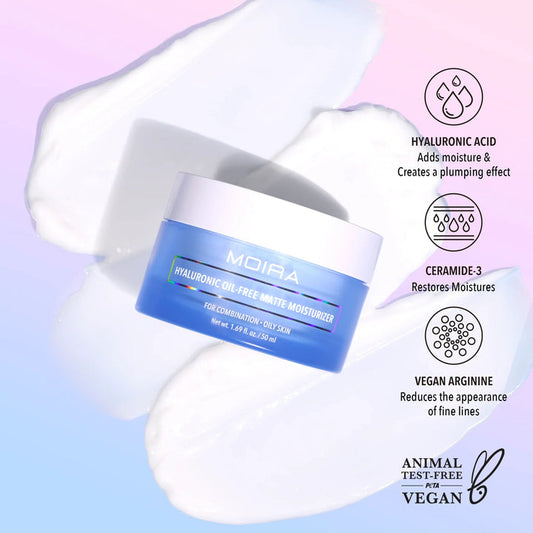Hyaluronic Oil Free Matte Moisturizer - Moira