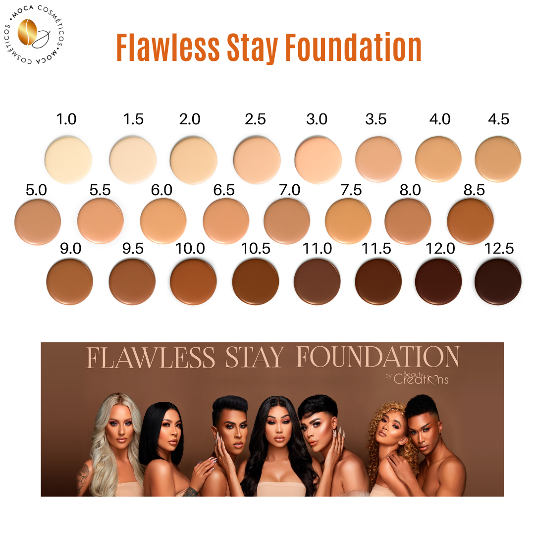 Base De Maquillaje Flawless Stay Full Coverage - Beauty Creations