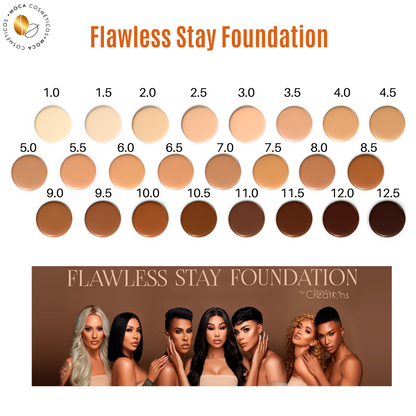 Base De Maquillaje Flawless Stay Full Coverage - Beauty Creations
