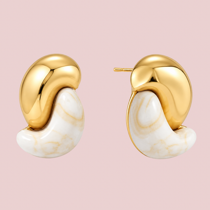 Arete Marfil Doble