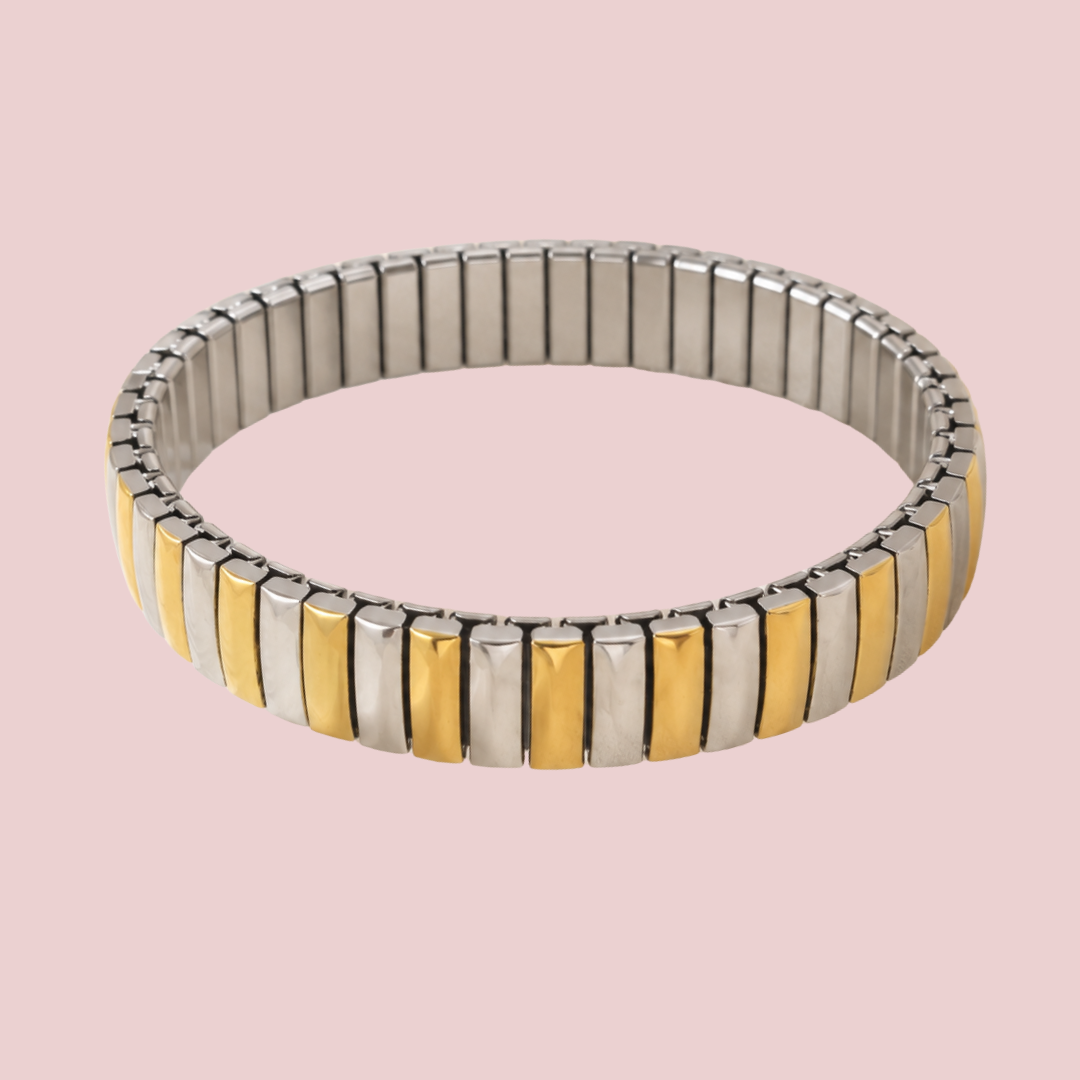 Pulsera Barril Bicolor