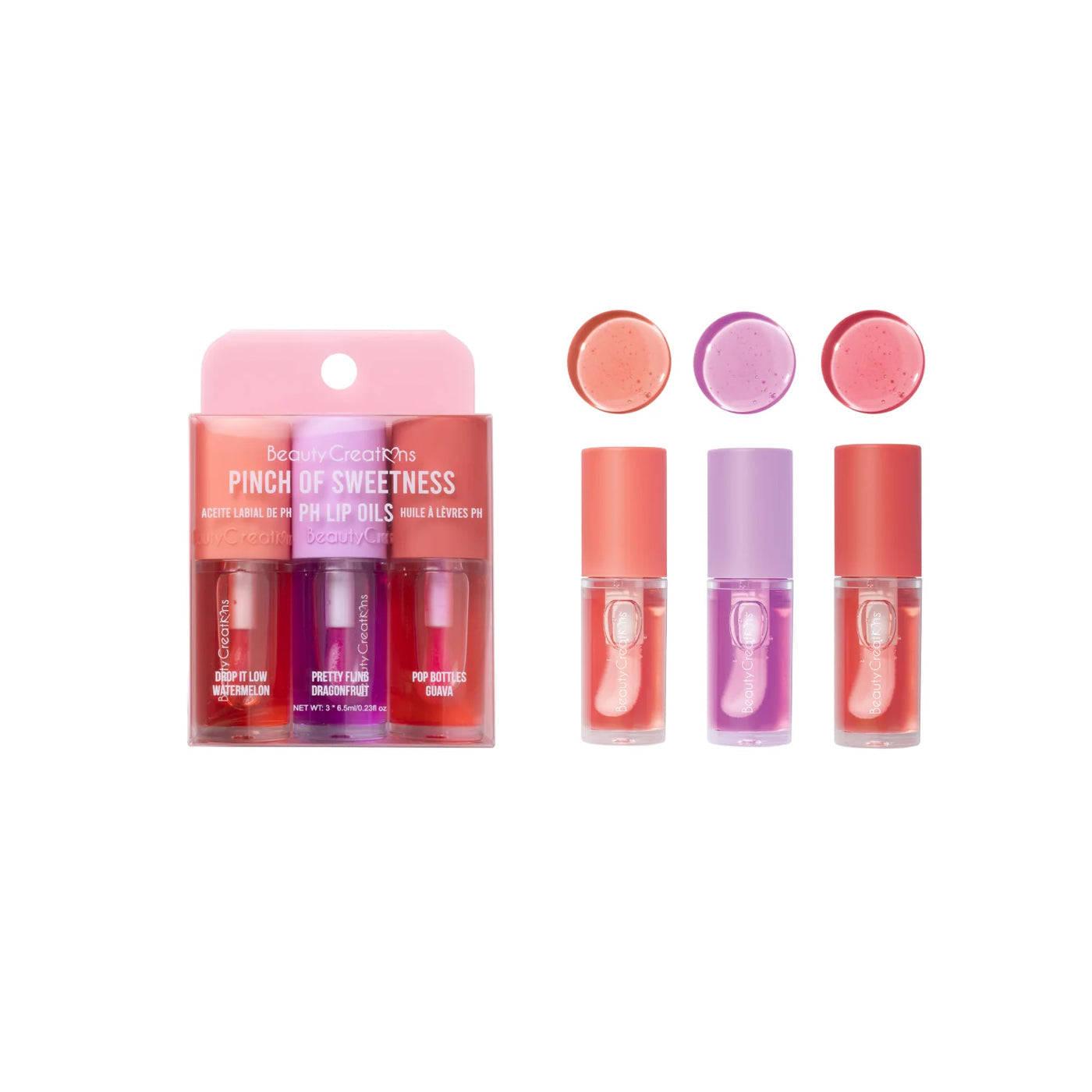 Set Trío Lip Oil PH Pinch Of Sweetness - Beauty Creations