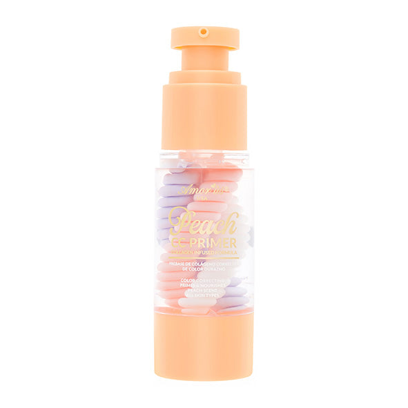 CC Peach Primer Con Colágeno - Amor Us