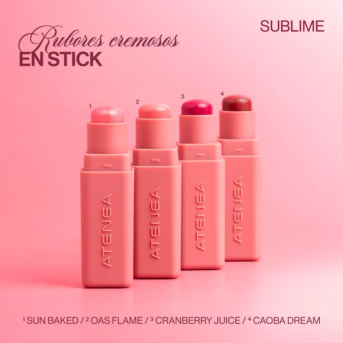 Rubor Cremoso En Stick - Atenea