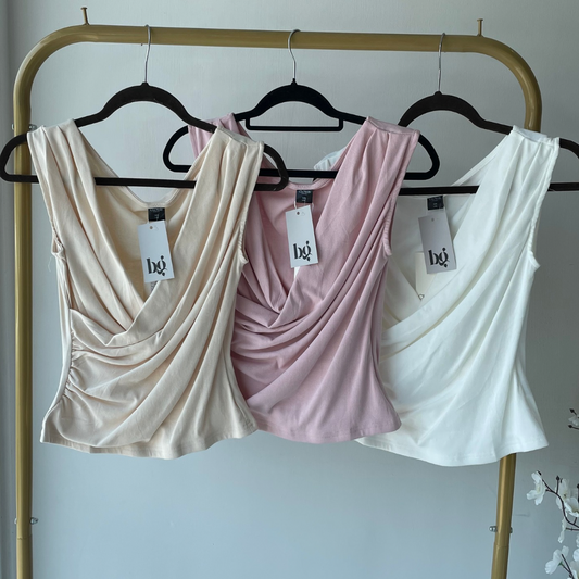 Blusa pliegues
