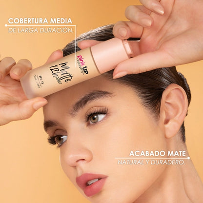 Matte Cover 12 HR Base de maquillaje - Pink Up