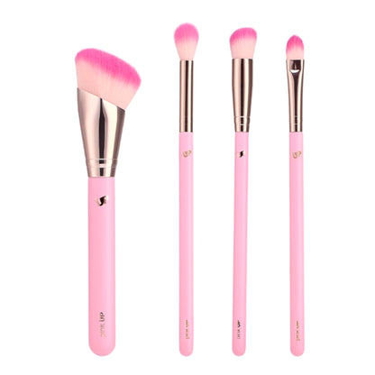 Set Brochas + Cosmetiquera Puffer - Pink Up