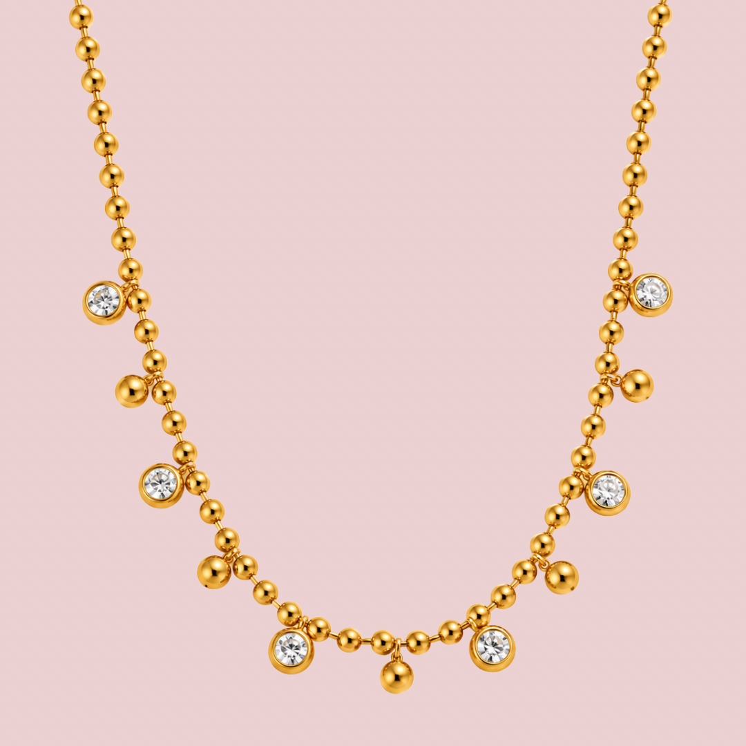 Collar Dots Mini Zirconia